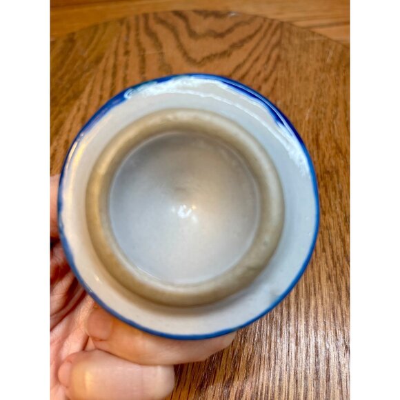 Vintage M.A Hadley Pottery Handpainted Farm Girl Farmers Wife Sugar Bowl/ Sugar - Picture 8 of 8